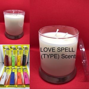 NEW 12 oz Soy Candle Love Spell scent